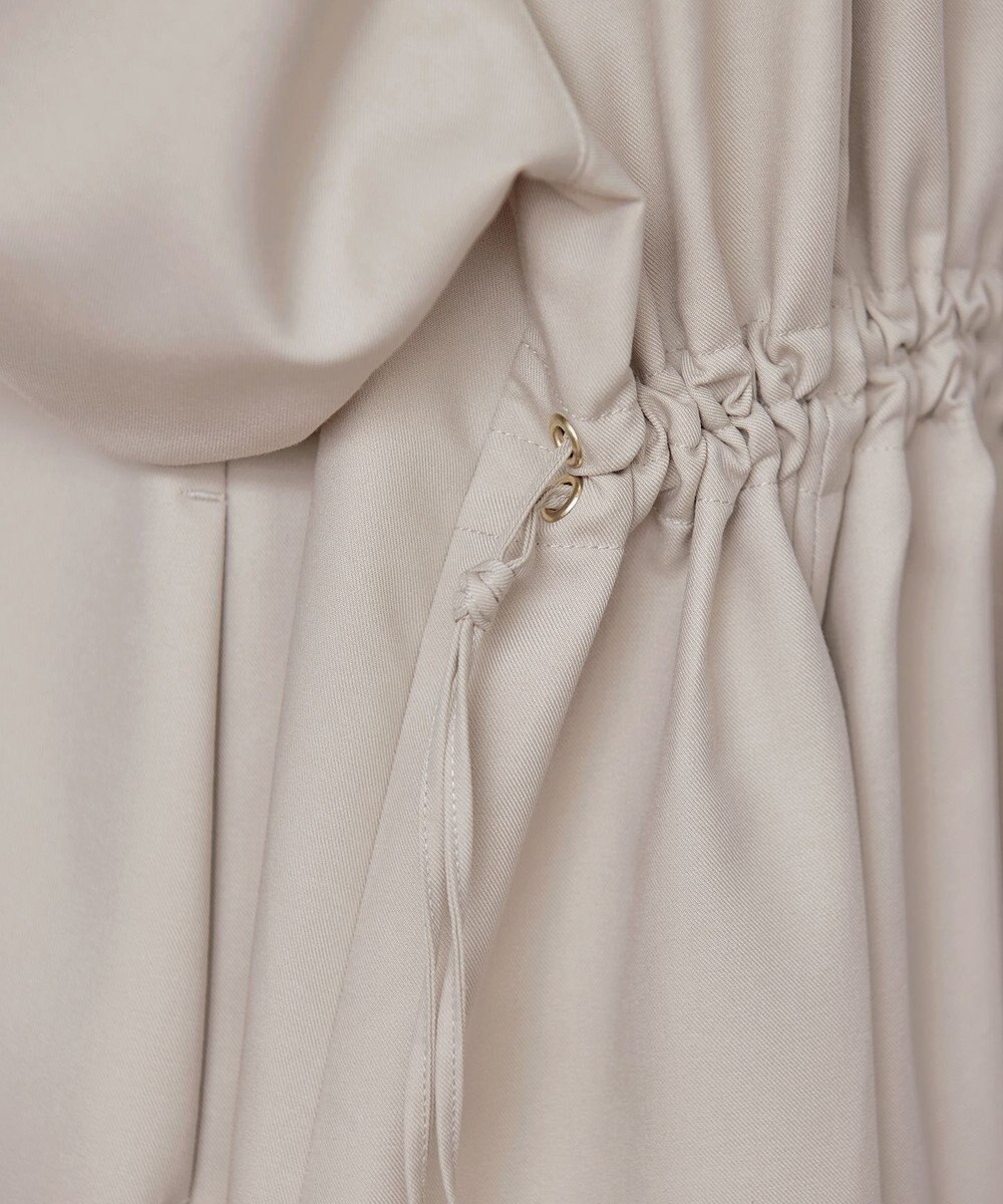 Tiaclasse 【洗える】ラグランパフスリーブトレンチコート 