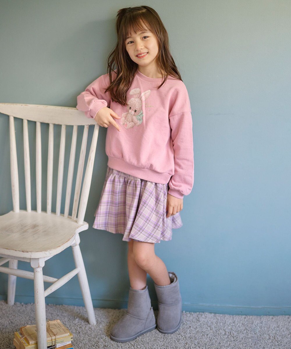 ANY KIDS アニマルプリントトレーナー 