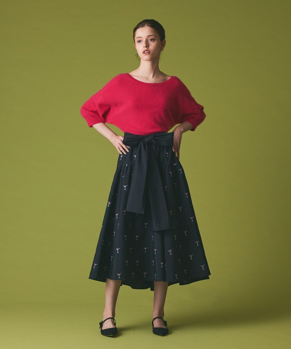 GRACE CONTINENTAL カクテルモチーフスカート 