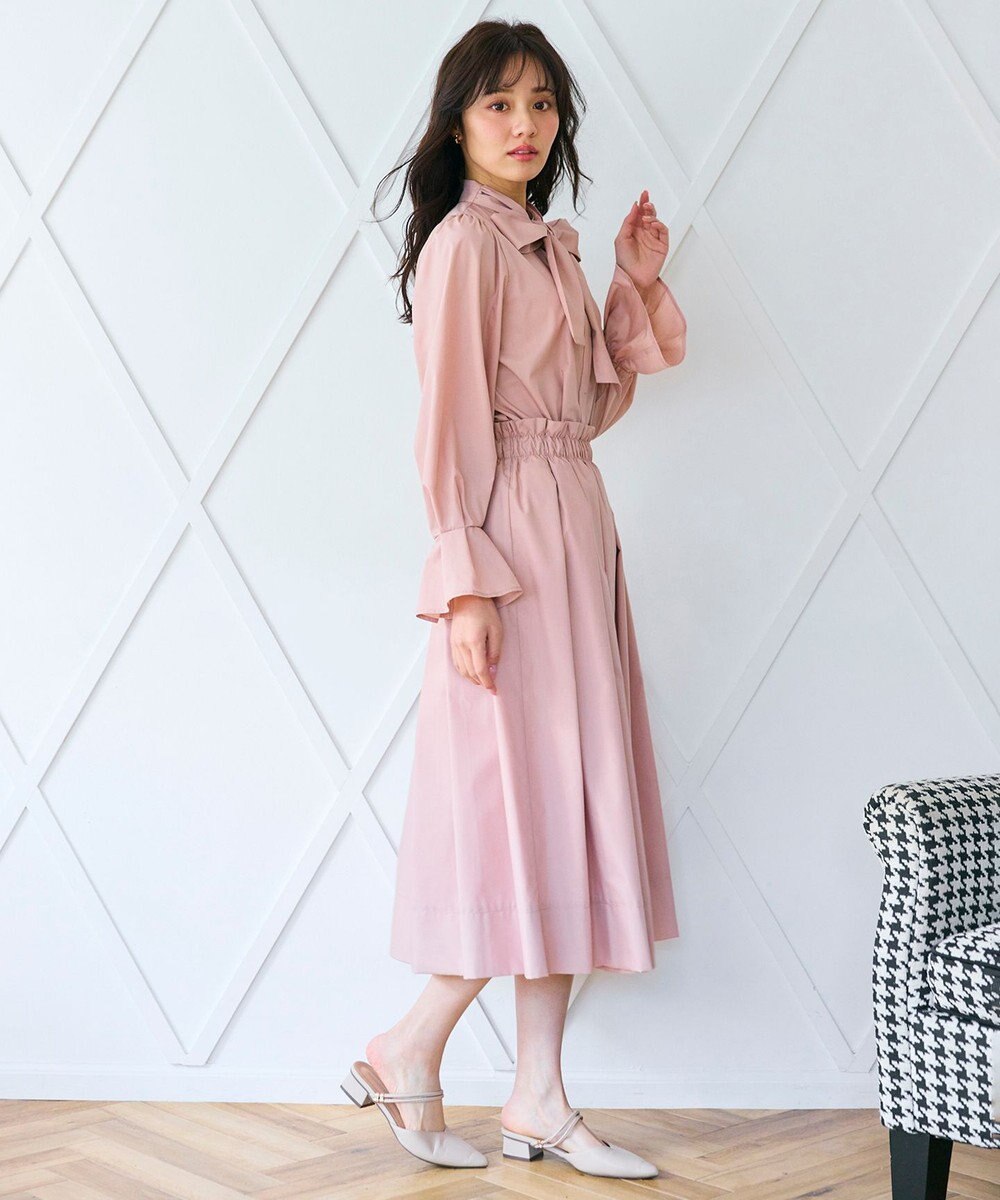 Feroux 【キレイ見えセットアップ対応】オールタック スカート 