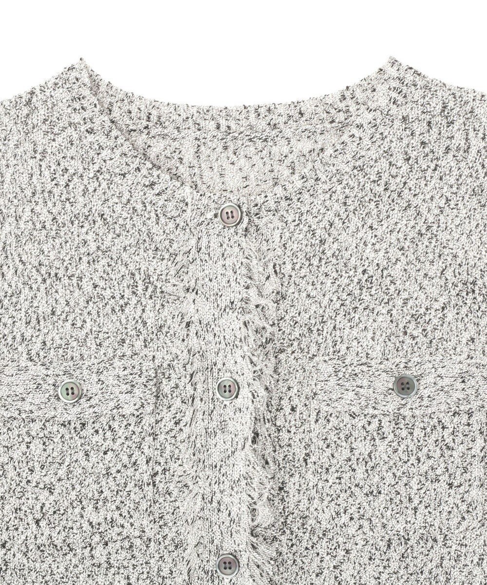 CRAFT STANDARD BOUTIQUE フリンジノースリーブニットプルオーバー 