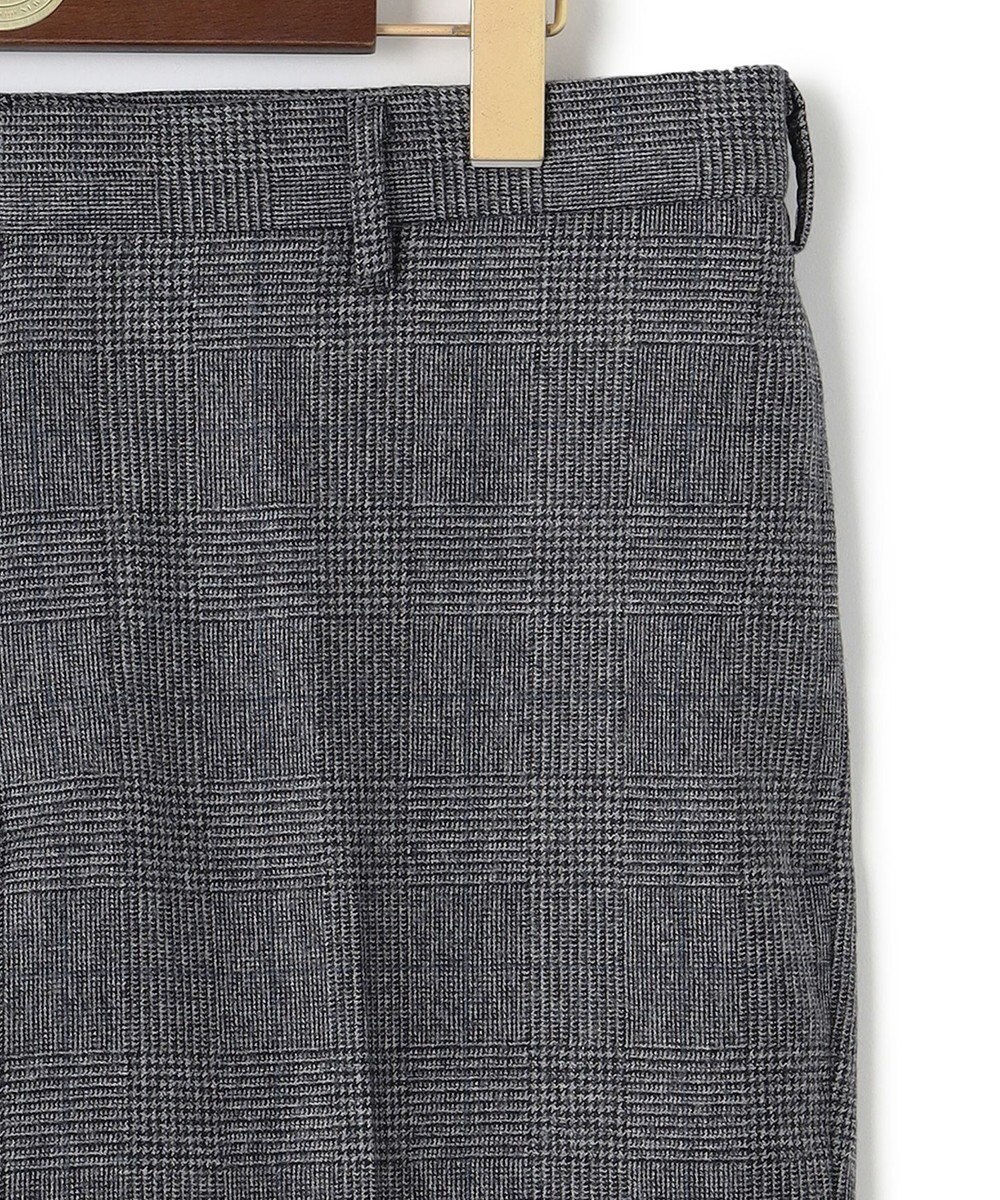 J.PRESS MEN 【ウォッシャブル可】トリートメントウール ストレッチグレナカートチェック スラックス 