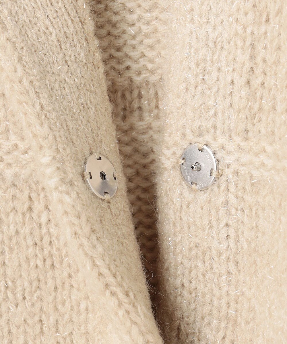 uncrave フィラメントモヘアニット 2WAYカーディガン 