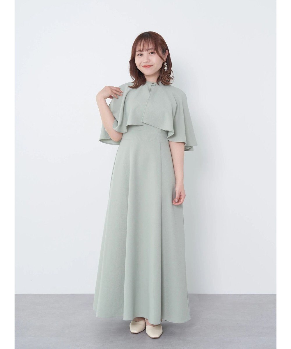 earth music&ecology ＳＥＴ２点ケープ＋キャミワンピース 