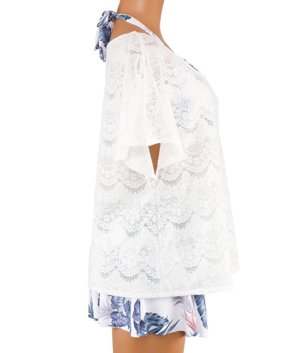 San-ai Resort（三愛水着楽園） 【新色ホワイト＆パープル入荷】４点セット水着　9M・11L【San-ai Resort（サンアイリゾート）】 