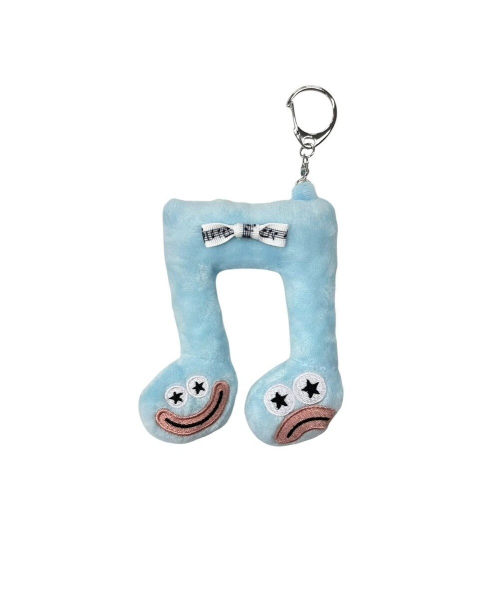 WEGO るんるん音符モンスターぬいぐるみキーホルダー 