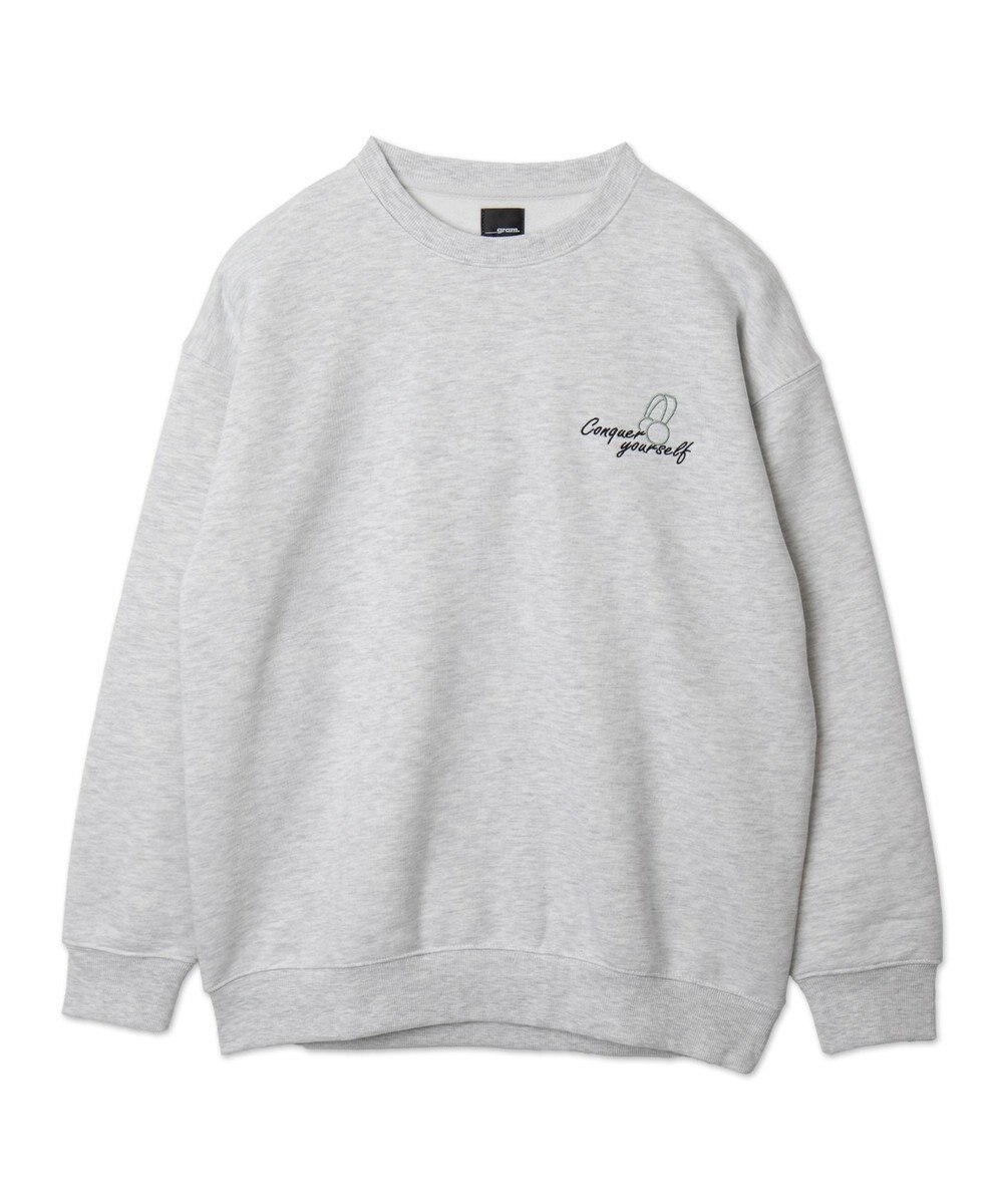 WEGO 【ユニセックス着用ITEM】ガールイラストグラフィックプルオーバー 