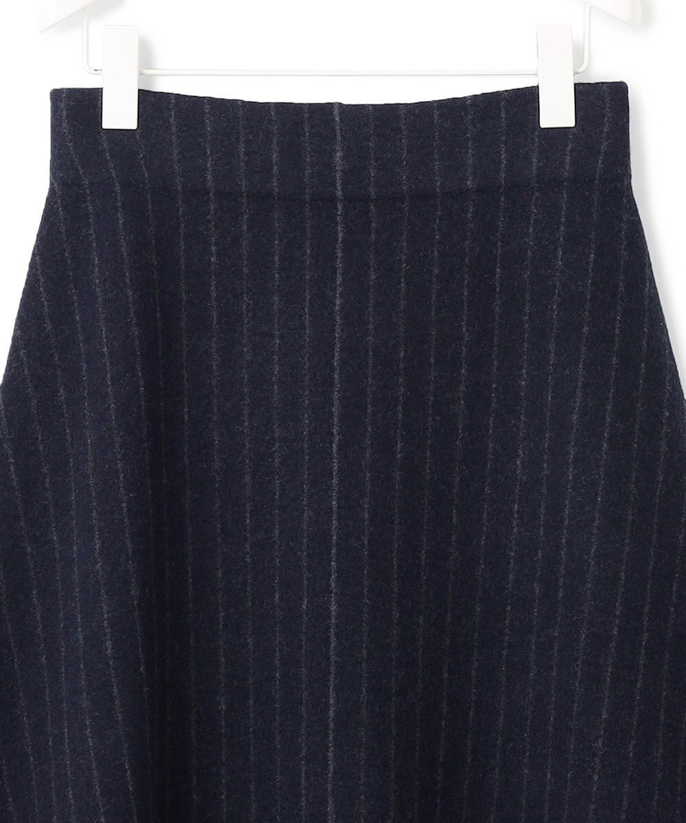ICB ミルドウール ストライプ柄ニットスカート 
