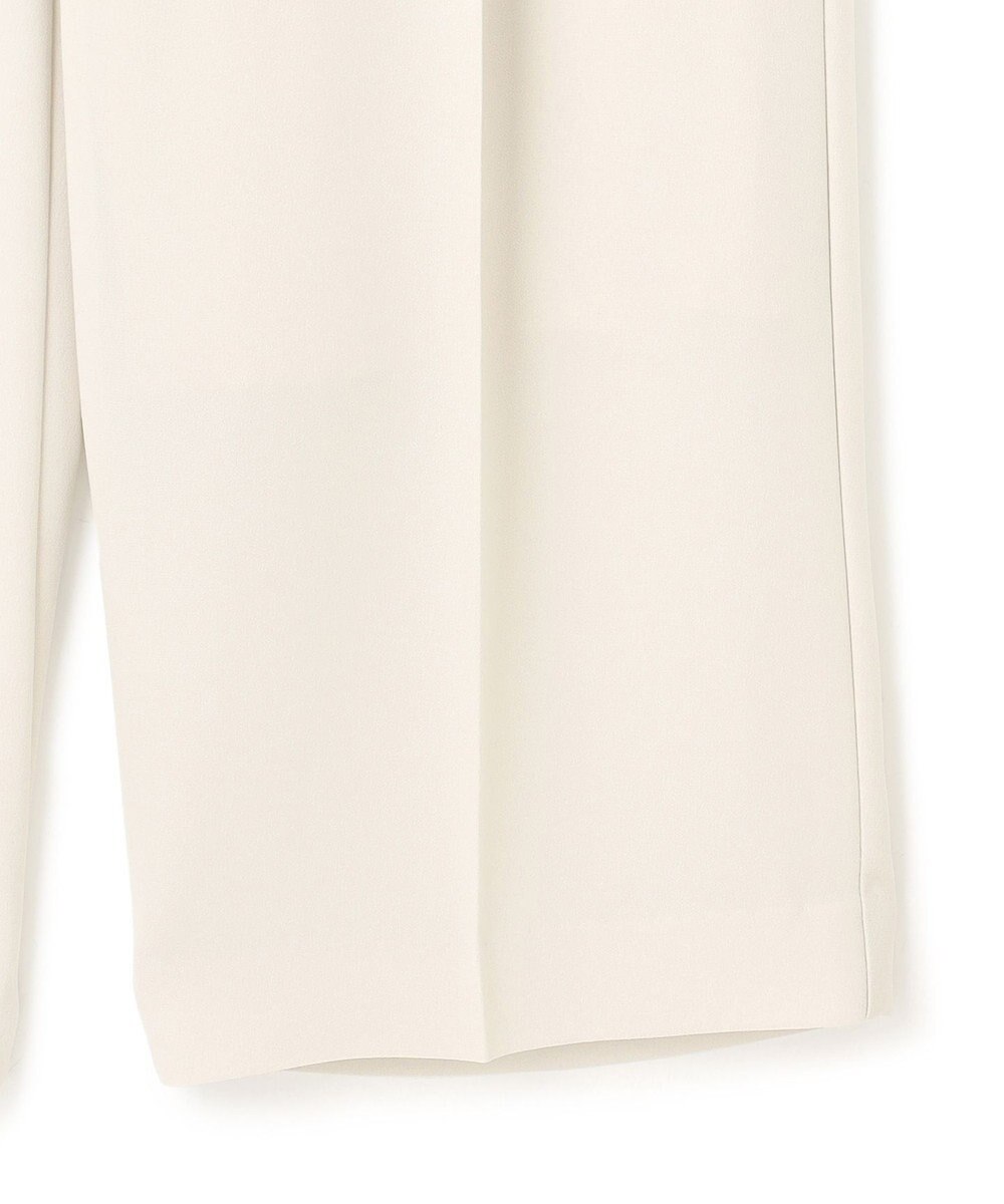 23区 【接触冷感/UVカット/吸水速乾】ストレッチジョーゼット ワイド パンツ 