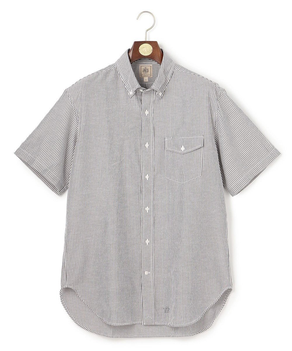 J.PRESS MEN 【WEB・一部店舗限定】シアサッカー ストライプシャツ / B.D. 