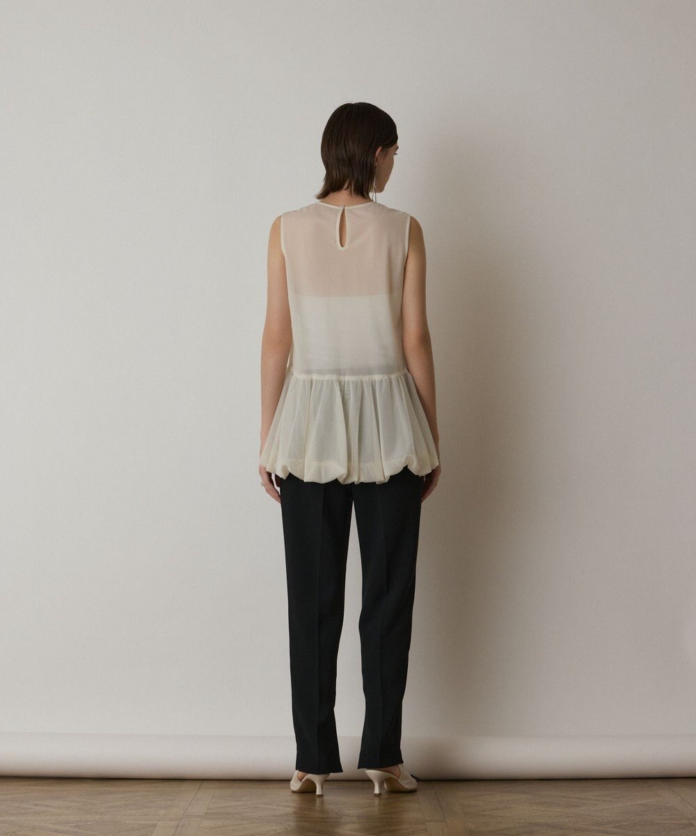 GRACE CONTINENTAL バルーンチュールトップ 