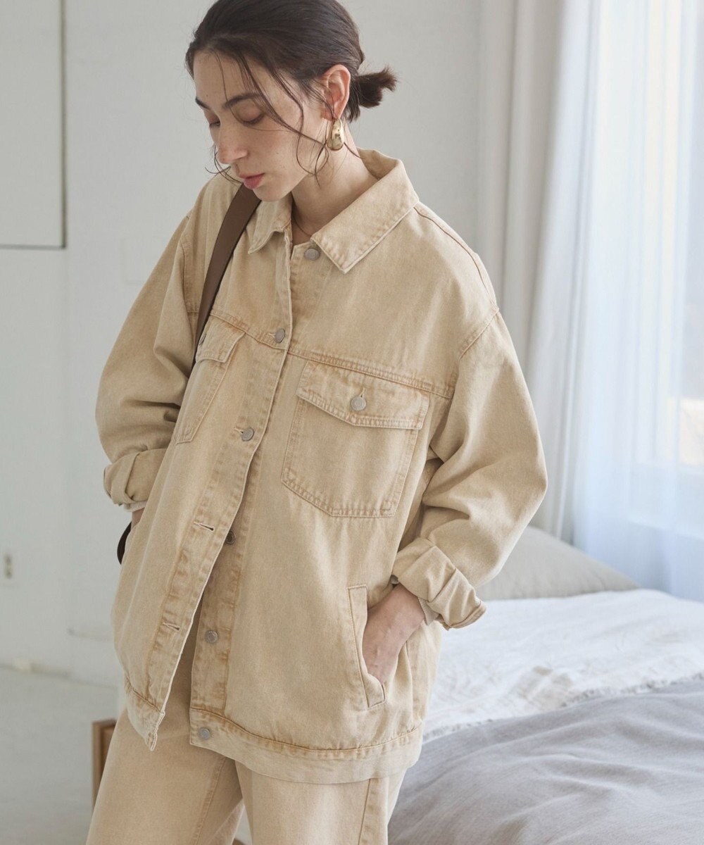 WEGO 【ANGIE VINTAGE】オーバーサイズデニムジャケット 