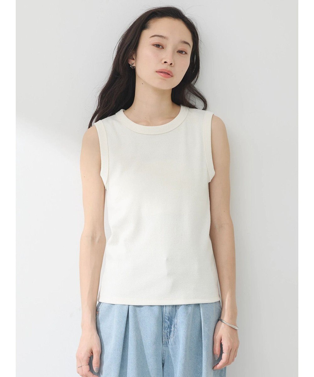 earth music&ecology リブタンクトップ 