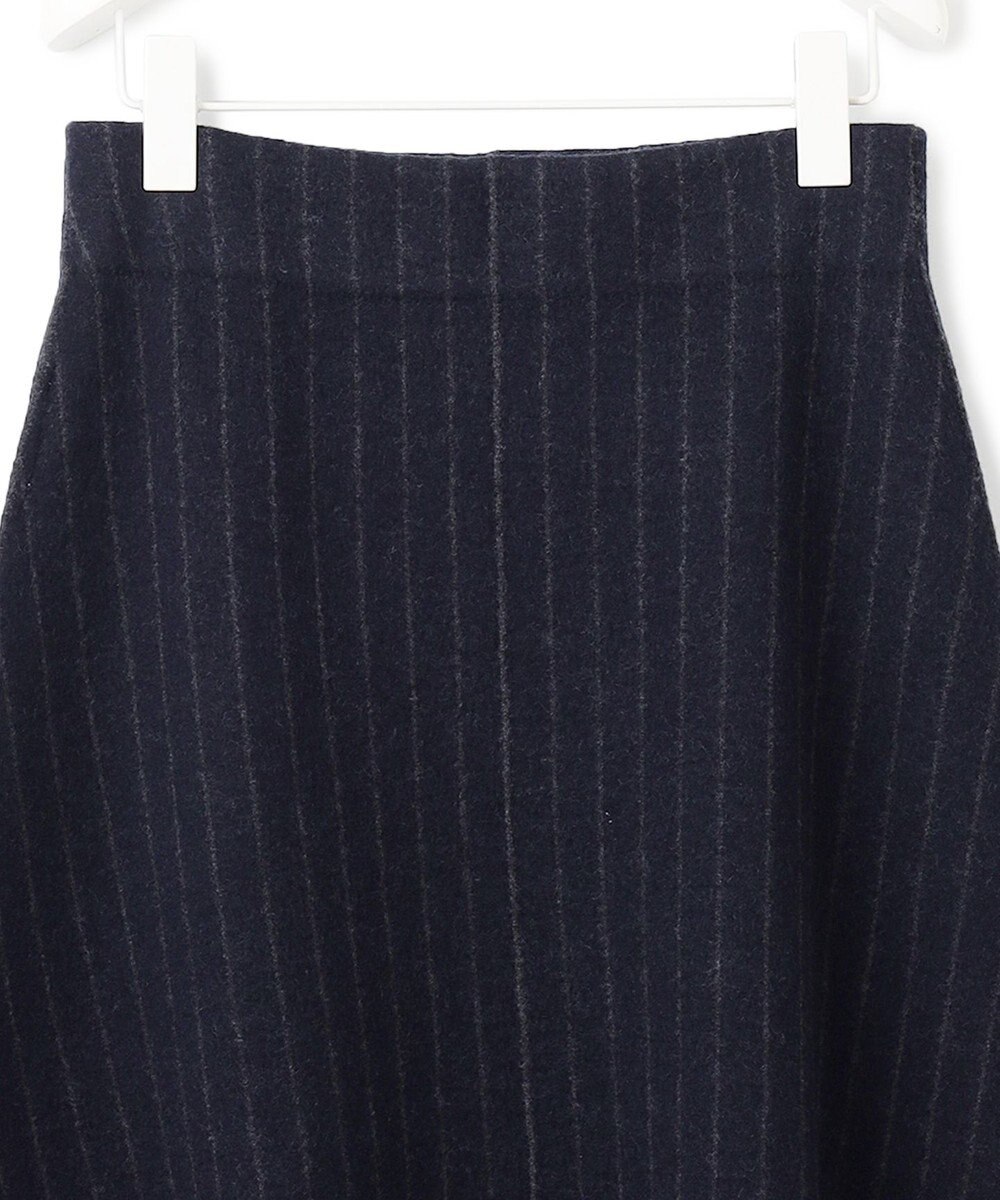 ICB ミルドウール ストライプ柄ニットスカート 