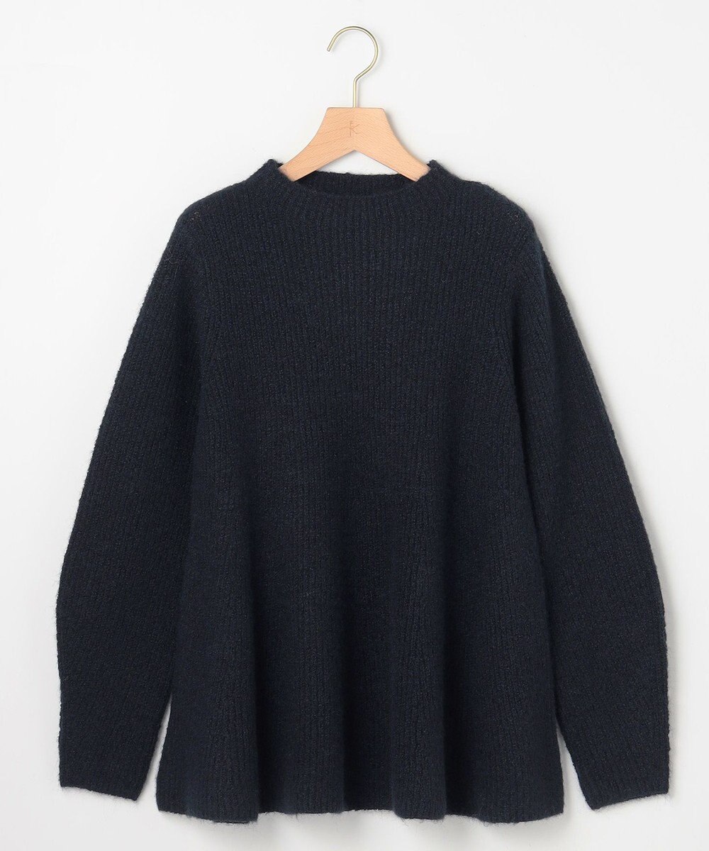 組曲 L へアリーヤーン フレア ニット 