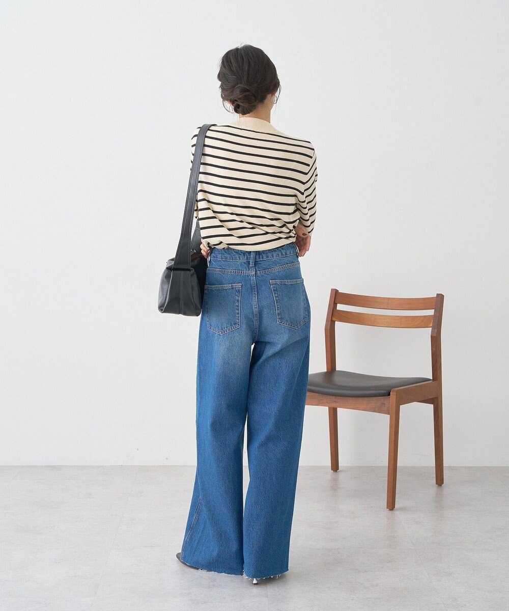 earth music&ecology ボウタイニットプルオーバー 