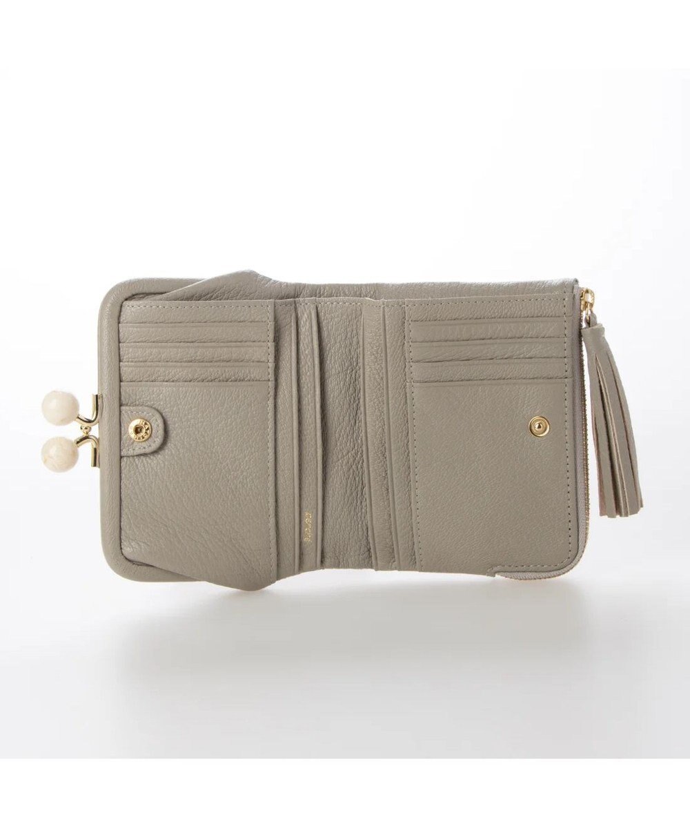 UNBILLION 【テレビ ドラマ着用アイテム】perche アクリル玉がま口2つ折り財布 