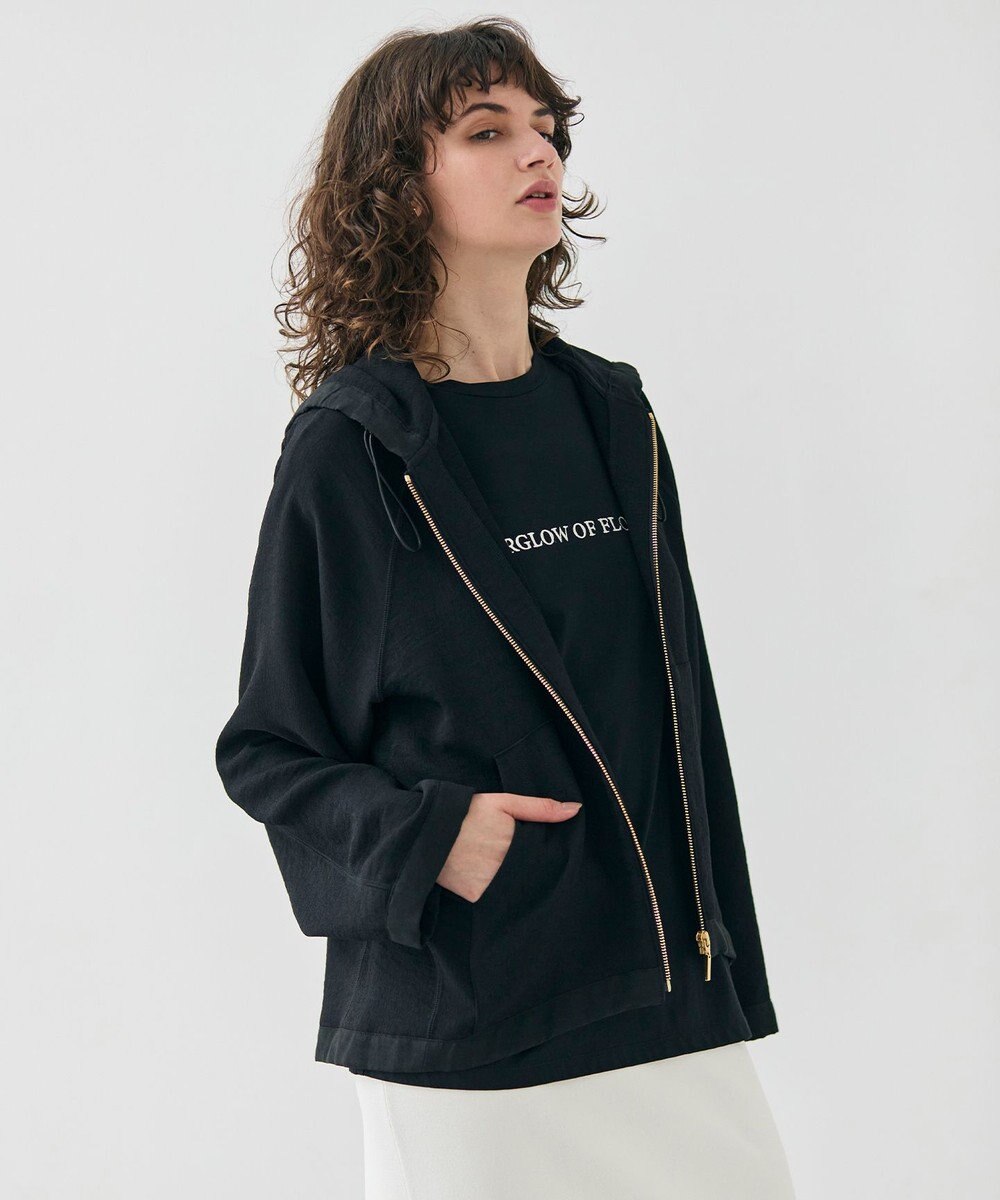 BEIGE， 【洗える】BROOM / スウェット風オーバーサイズドロストパーカー 