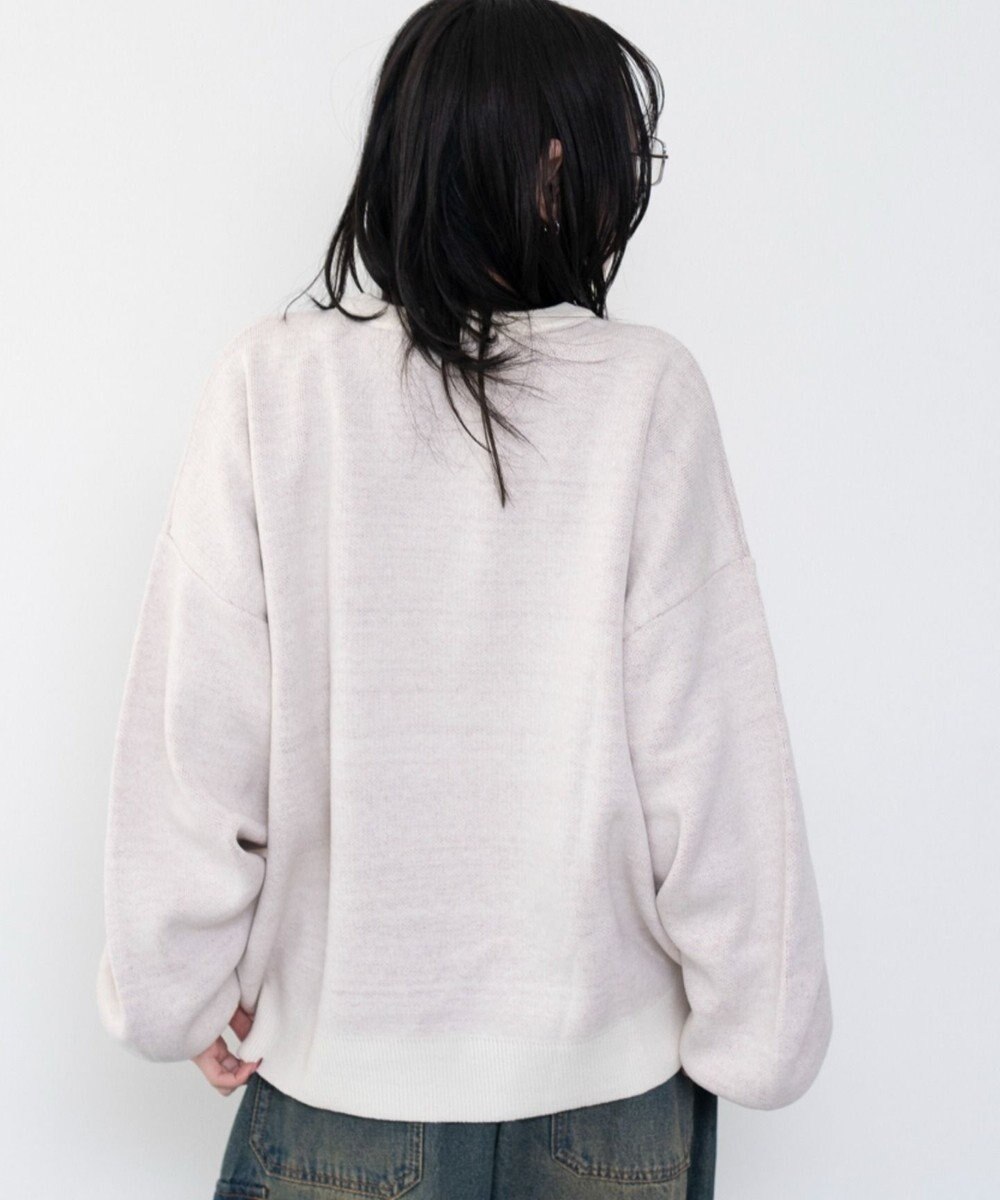 WEGO グラフィックニットプルオーバー 