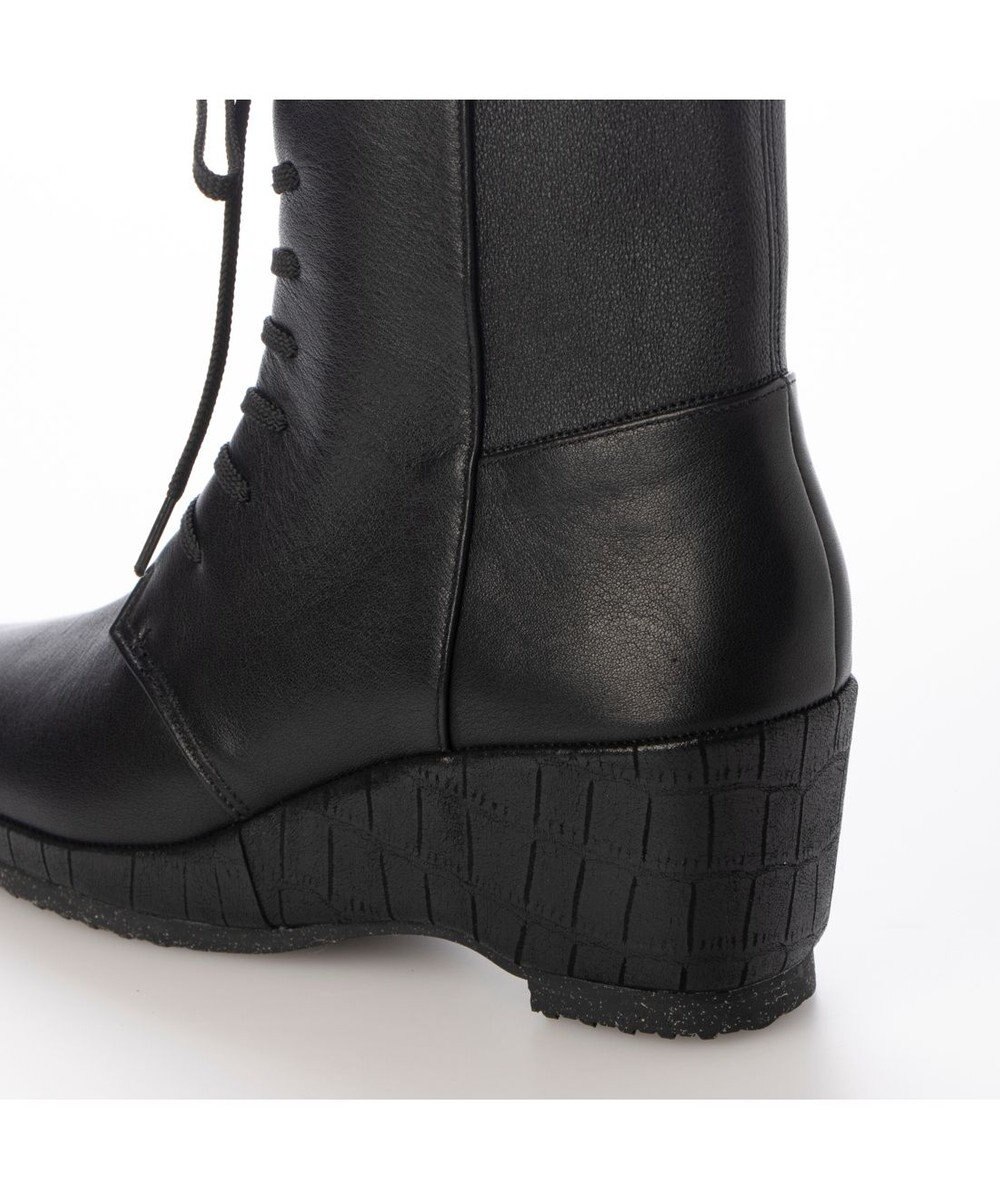 MODE ET JACOMO <D'ICI>ウェッジソールレースアップブーツ 