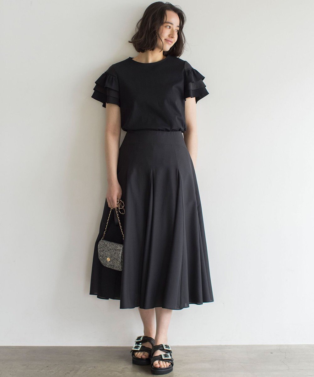 組曲 L コットンポンチシア－スリーブ ブラウス 