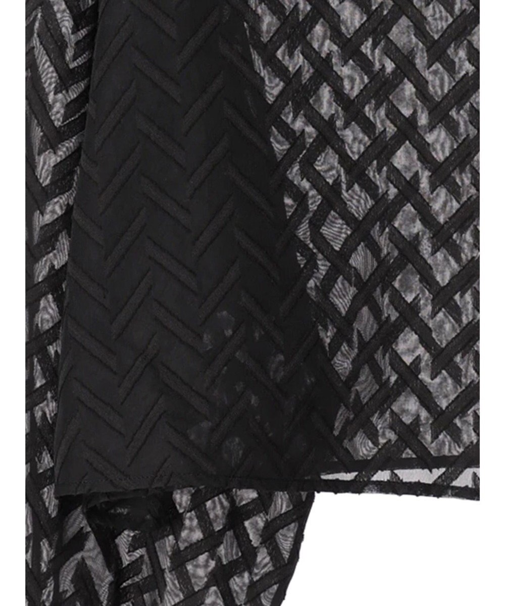 earth music&ecology ツッキリジャガードショートブラウス 