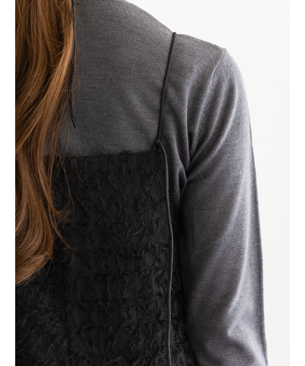 Te chichi カットジャガードキャミワンピース 