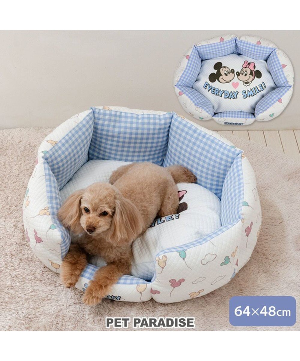 PET PARADISE ディズニー ミッキーマウス カドラー 《風船柄》  Ｍ 64×48cm 