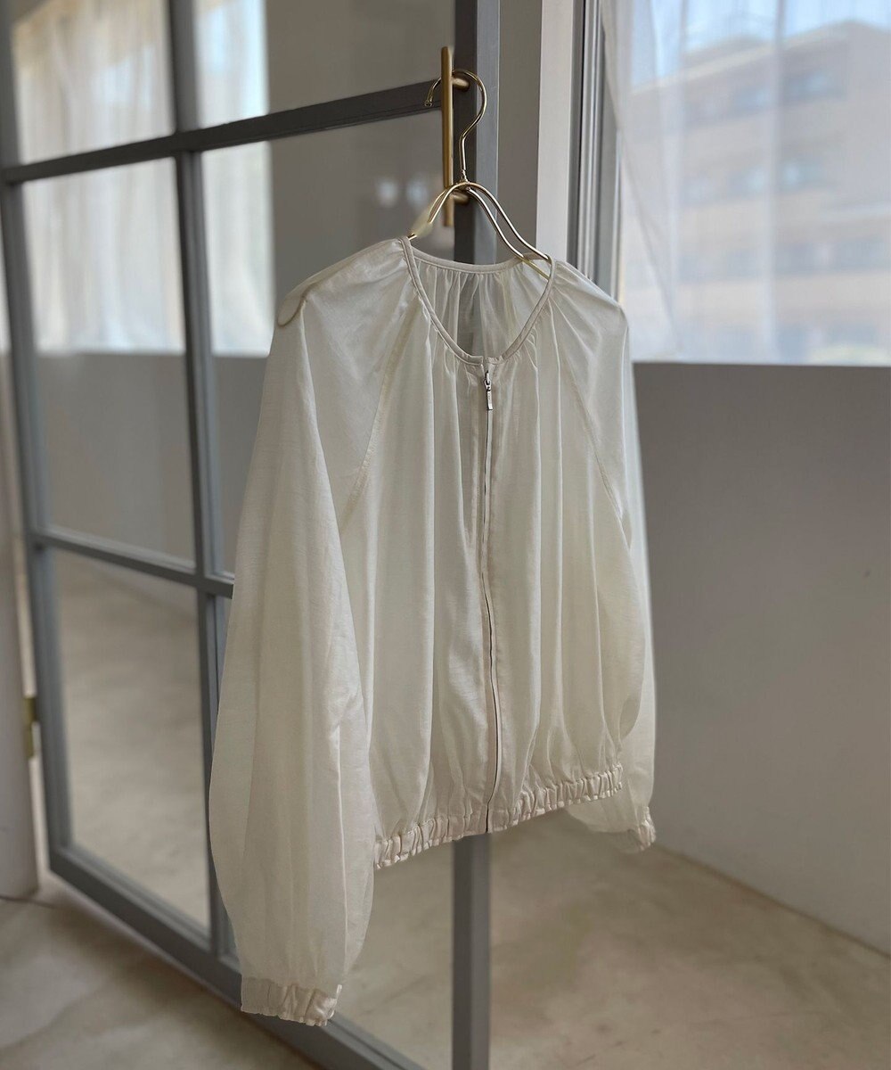 Feroux 【洗える】シアー ブルゾン 