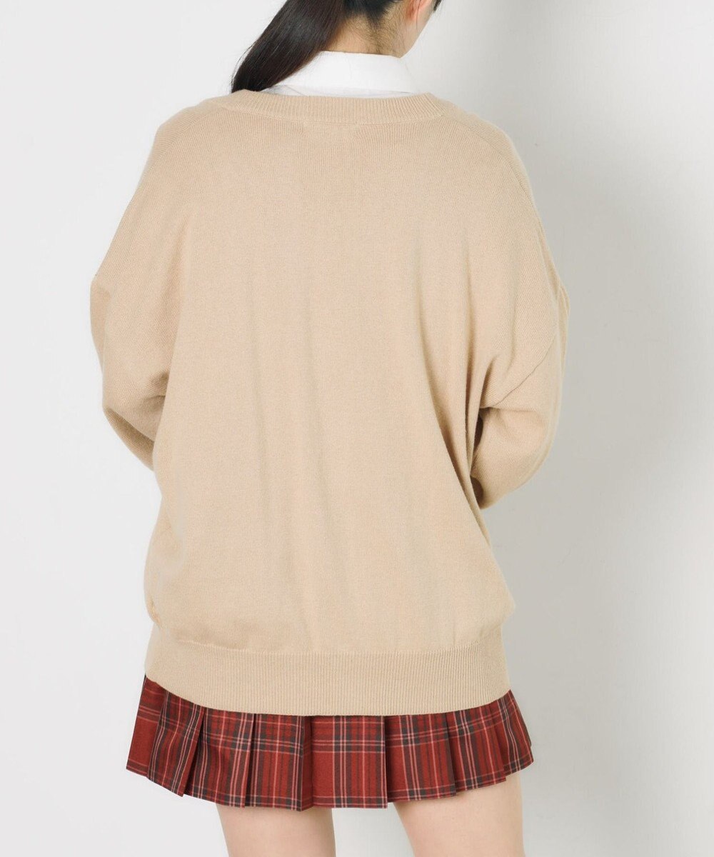 WEGO 【SCHOOL ITEM】ハイゲージスクールカーディガン 