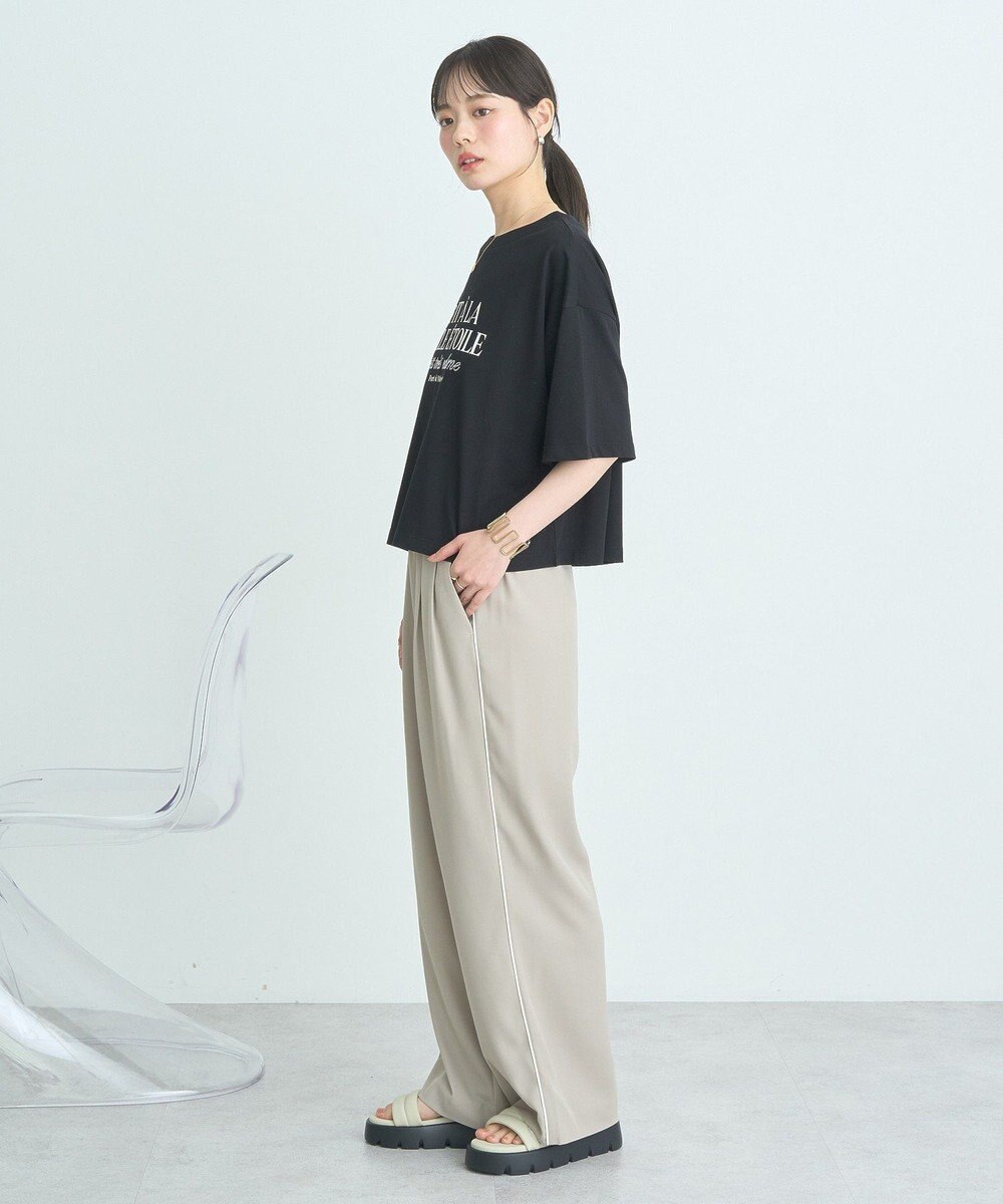 earth music&ecology 【接触冷感/洗濯機可】ＮＵＩＴＡ　ＬＡ　ＢＥＬＬＥ　ＥＴＯＩＬＥショートＴ 