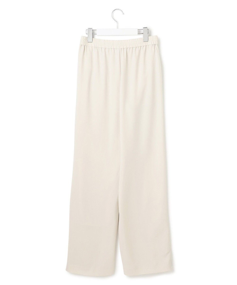 23区 【接触冷感/UVカット/吸水速乾】ストレッチジョーゼット ワイド パンツ 