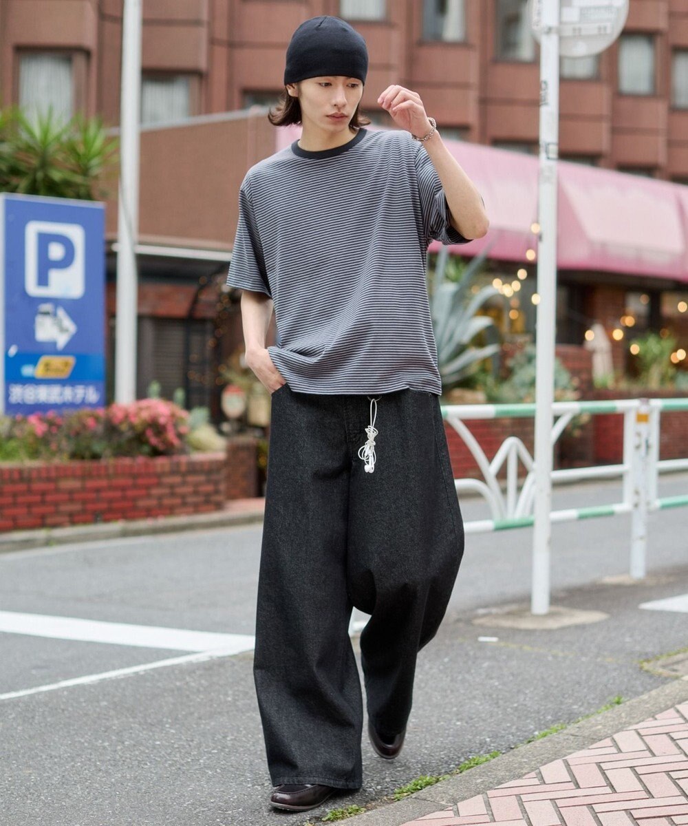 WEGO 【ユニセックス着用ITEM】ボーダーリンガーT（SS） 