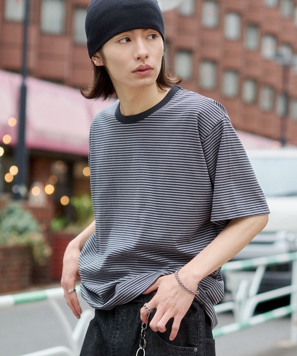 WEGO 【ユニセックス着用ITEM】ボーダーリンガーT（SS） 