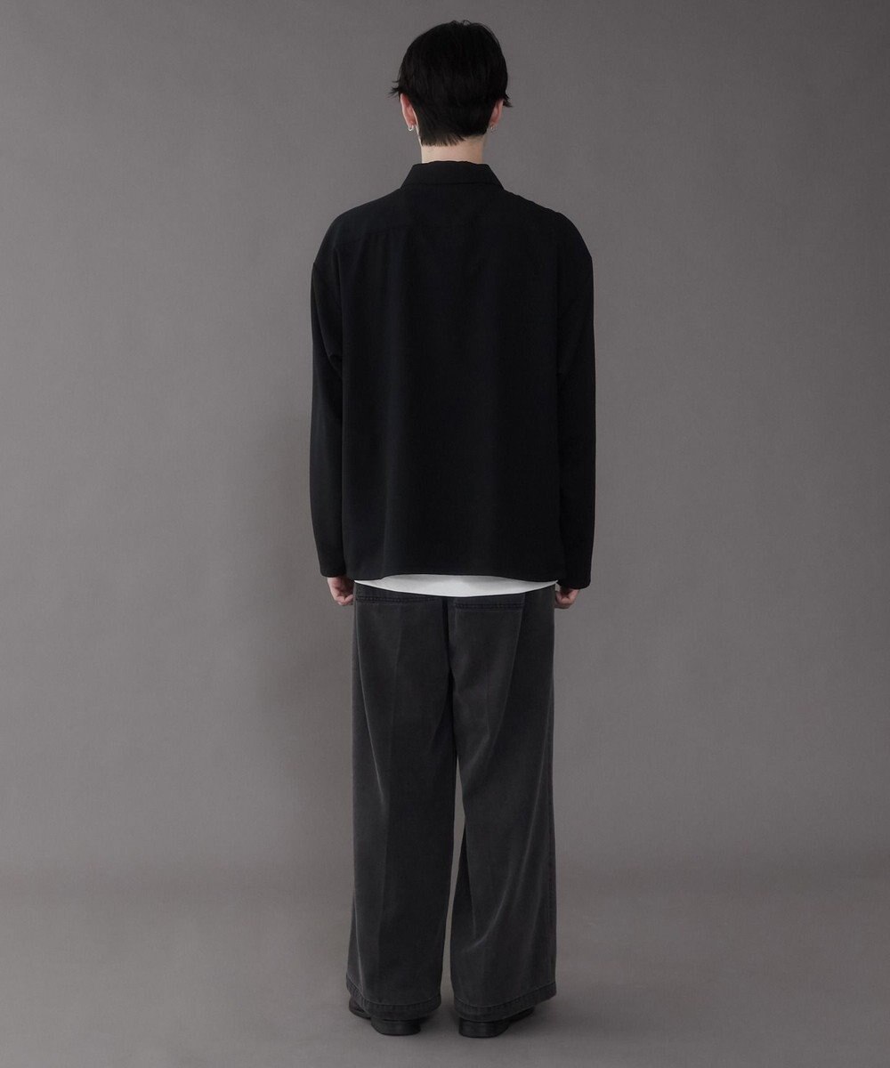 WEGO 【軽量/シワにならない】ドライポリハーフZIPシャツ（LS） 