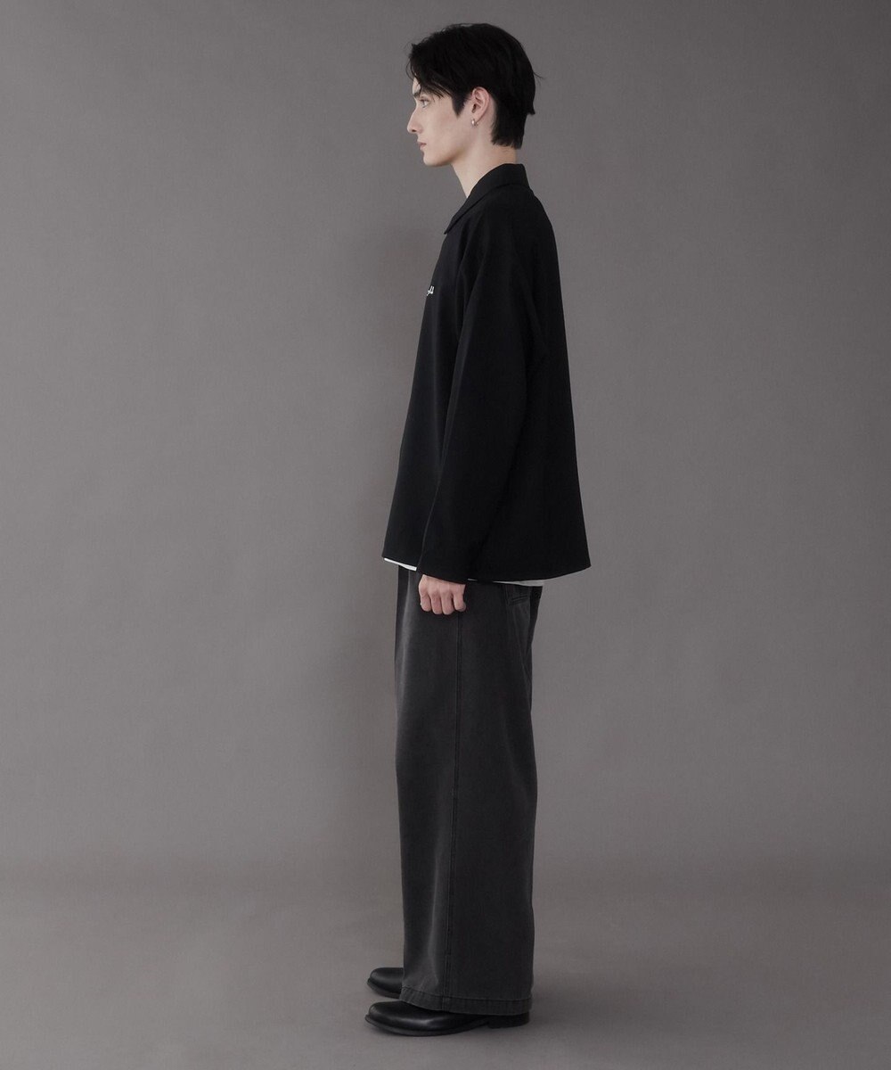 WEGO 【軽量/シワにならない】ドライポリハーフZIPシャツ（LS） 