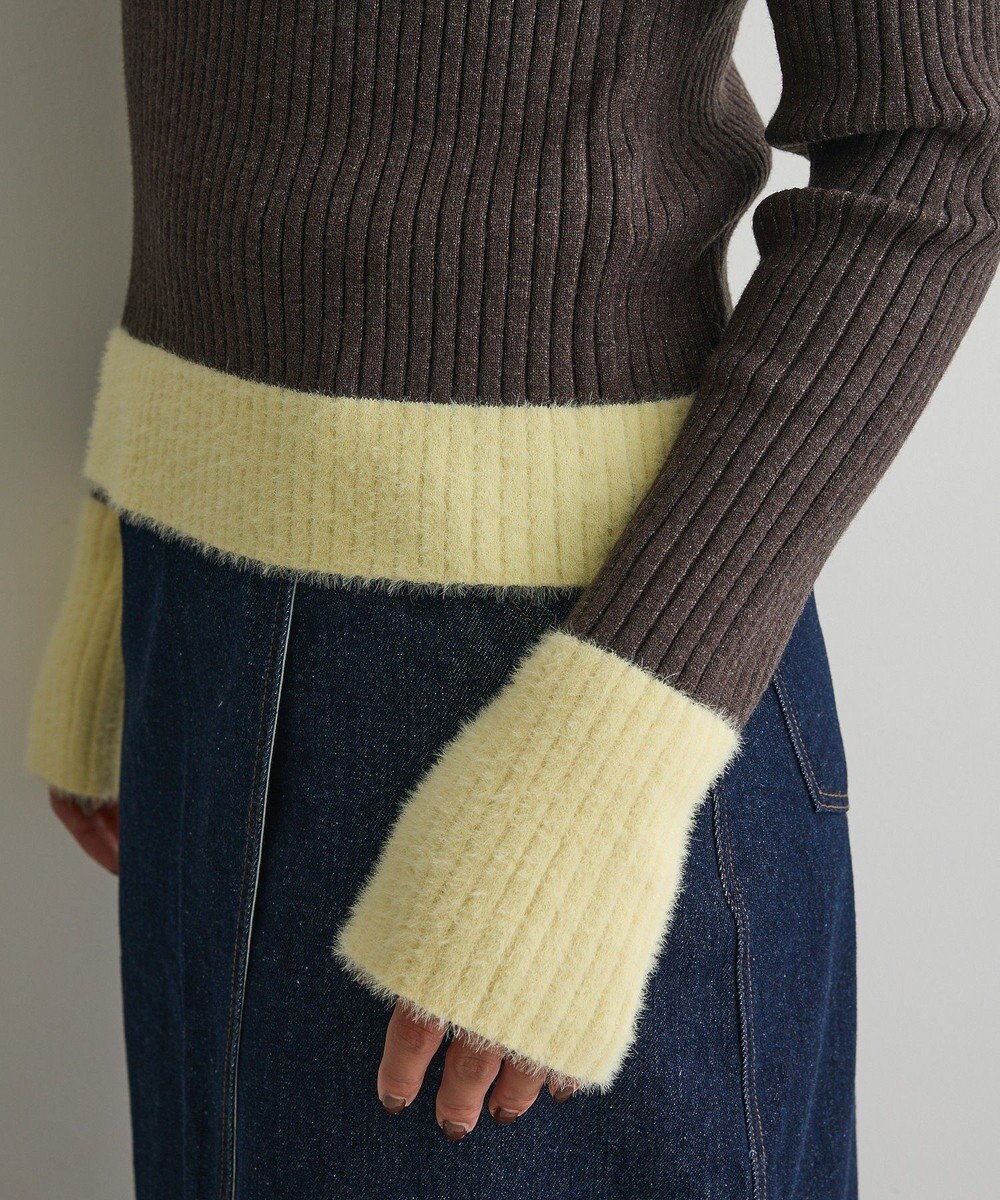 CRAFT STANDARD BOUTIQUE とてもち袖シャギーニットプルオーバー 