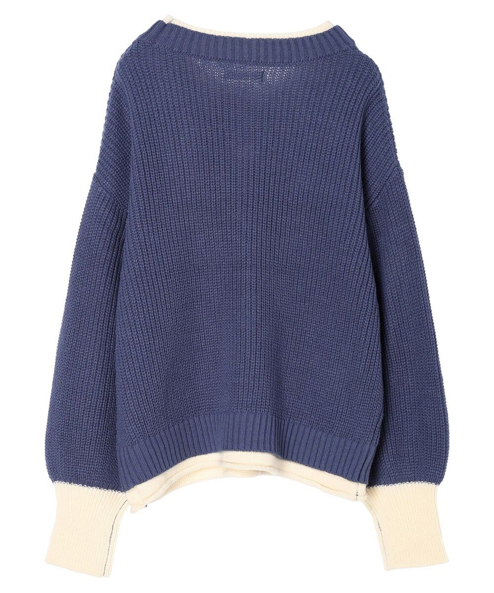 Green Parks ・Ｐｅｔｉｔ　Ｆｌｅｕｒ　レイヤード風ハイショクニット 