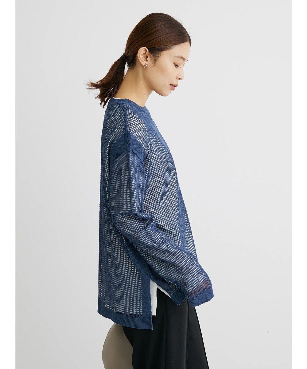 Green Parks ＳＥＴ２点ロンＴ＋メッシュニットプルオーバー 