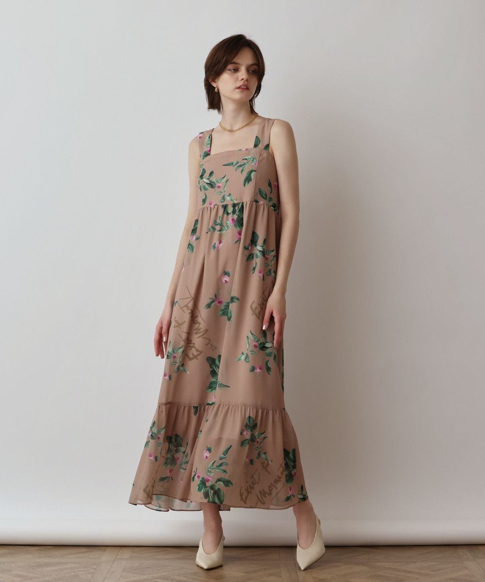 GRACE CONTINENTAL プリントセパレートワンピース 