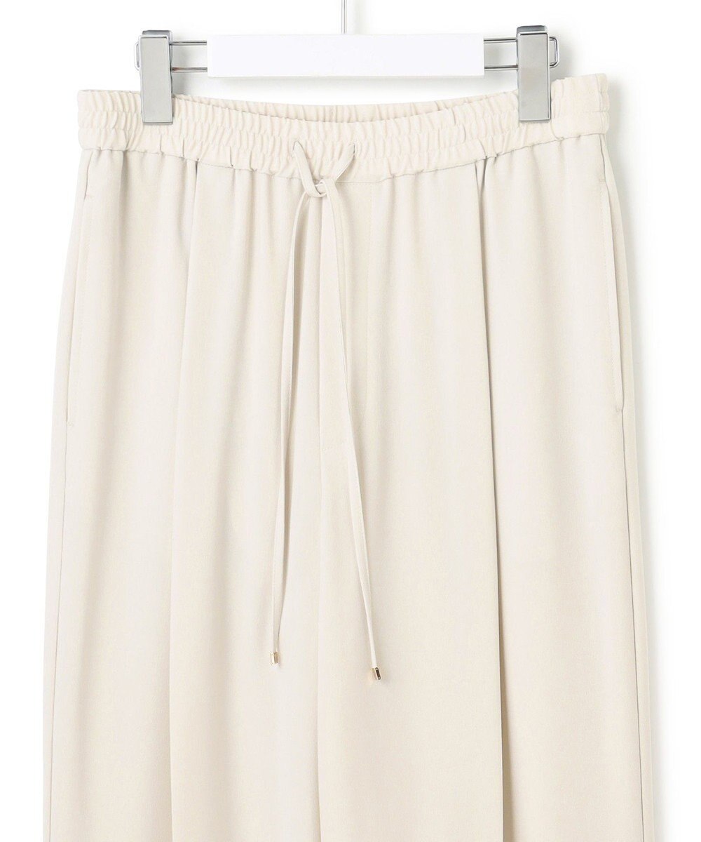 23区 【接触冷感/UVカット/吸水速乾】ストレッチジョーゼット ワイド パンツ 