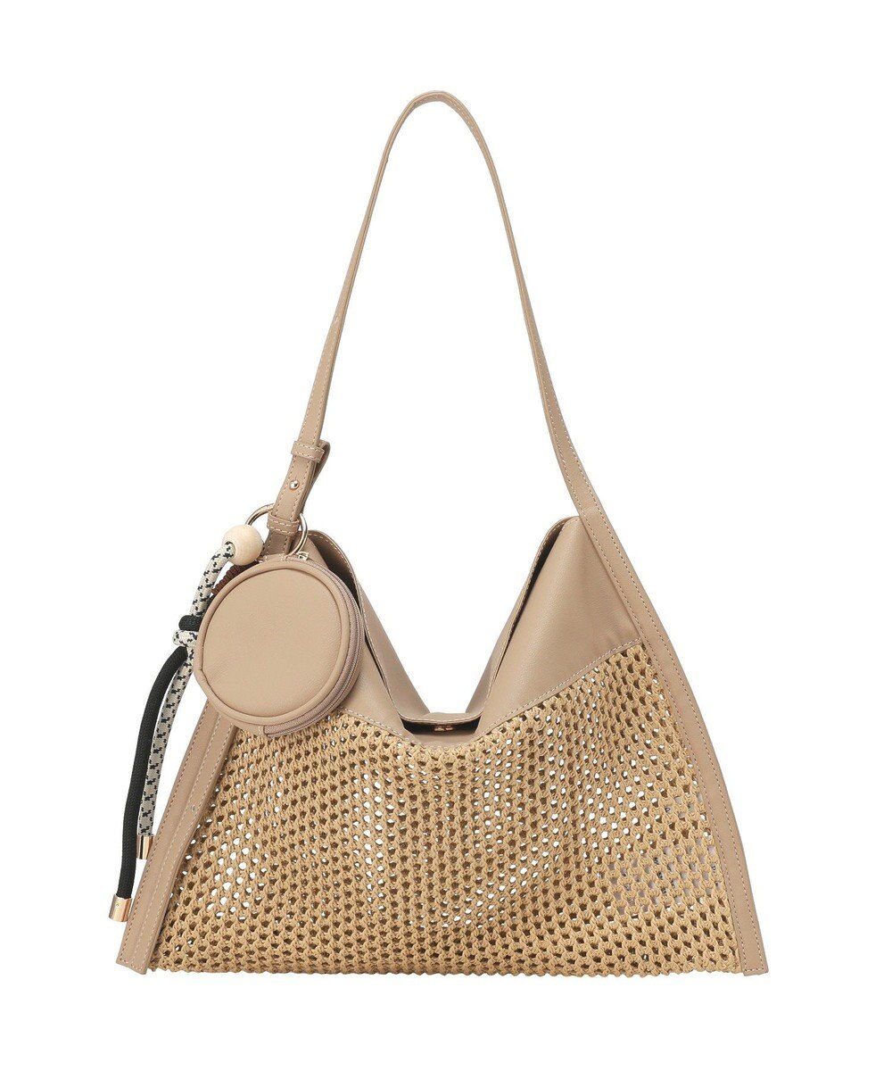 Green Parks 【２ＳＥＴ】ポーチチャーム付き雑材トートバッ 