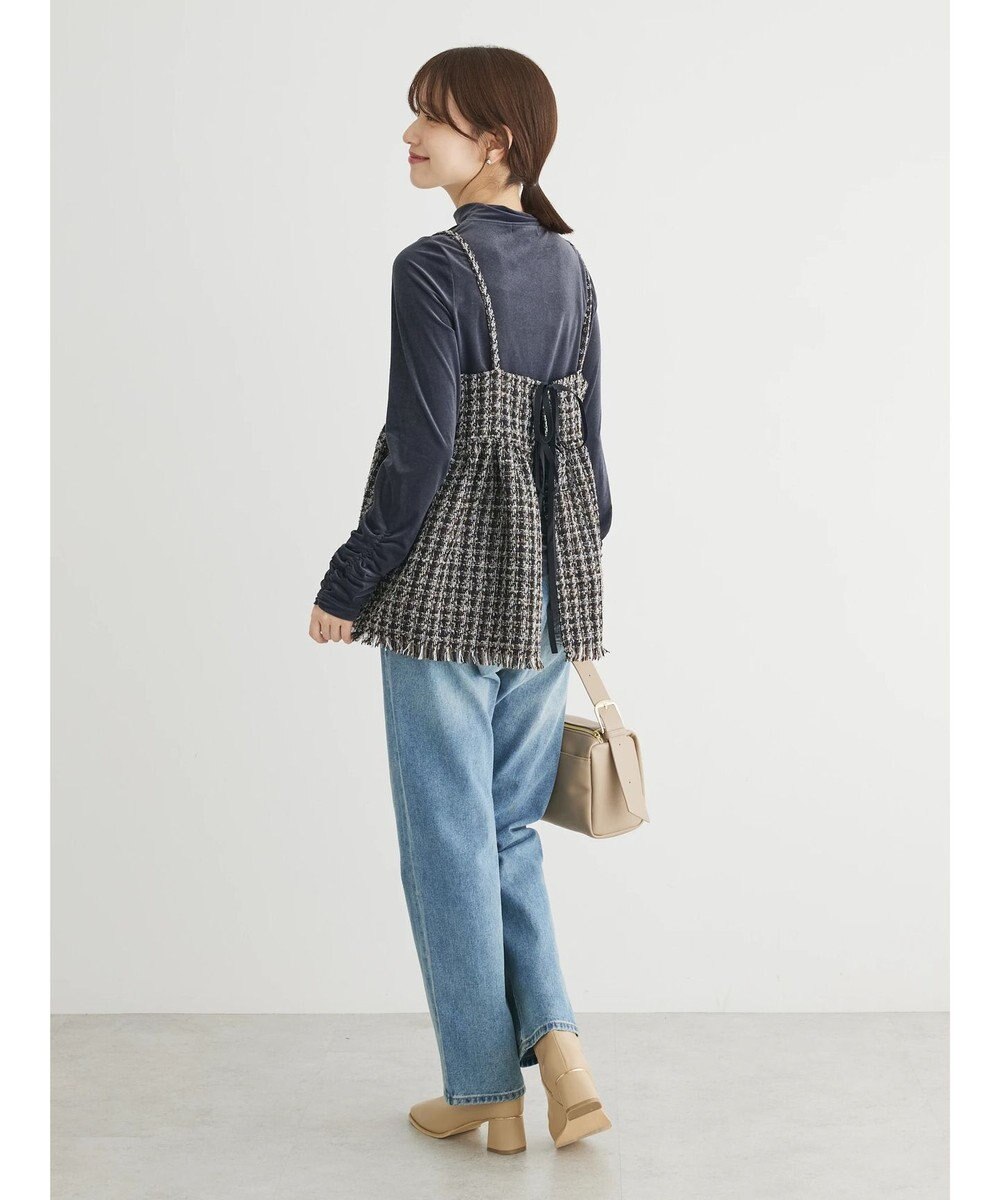 Green Parks ・ＥＬＥＮＣＡＲＥ　ＤＵＥ　ツイードバックリボンキャミ 