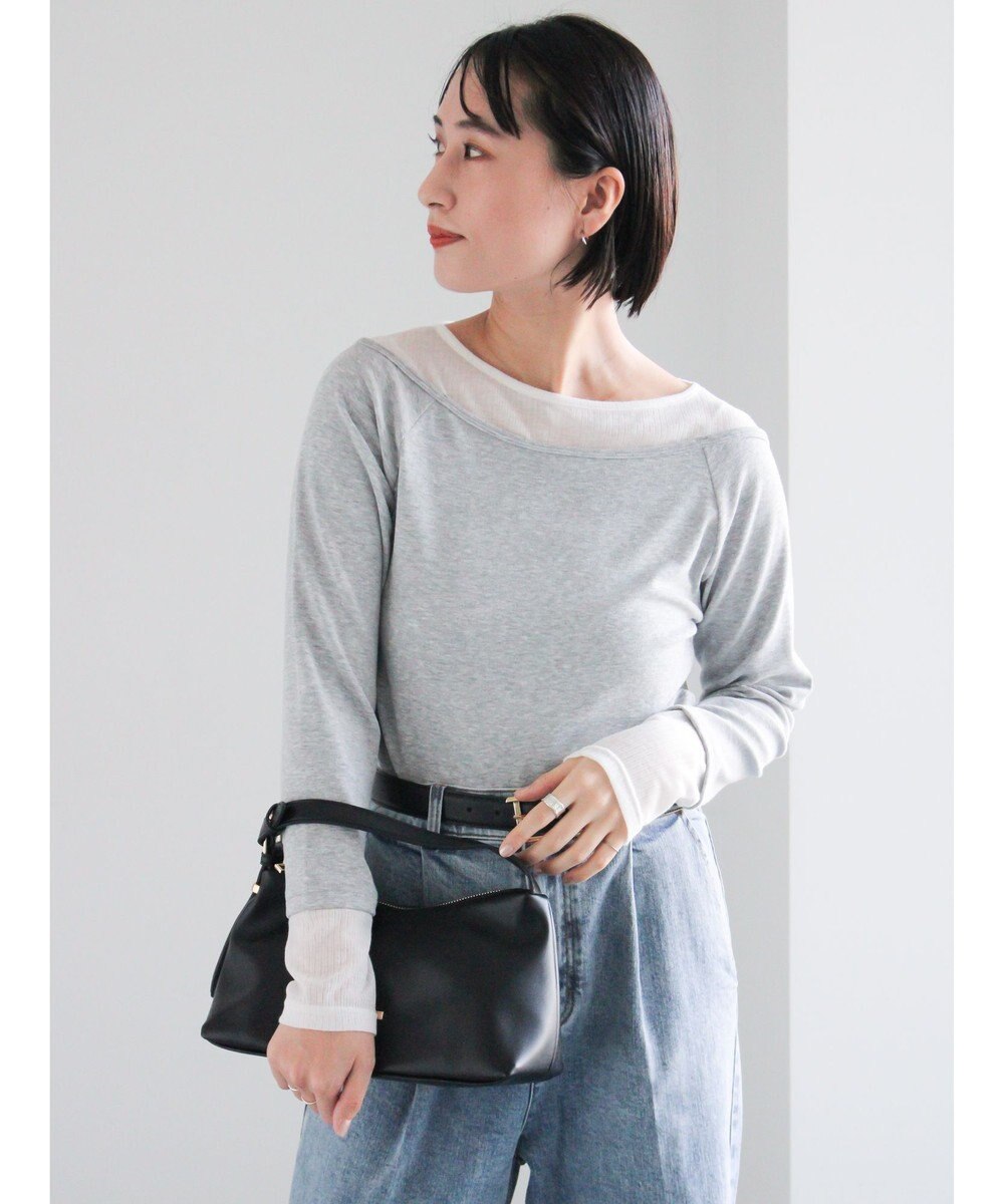 Te chichi レイヤードテレコトップス 