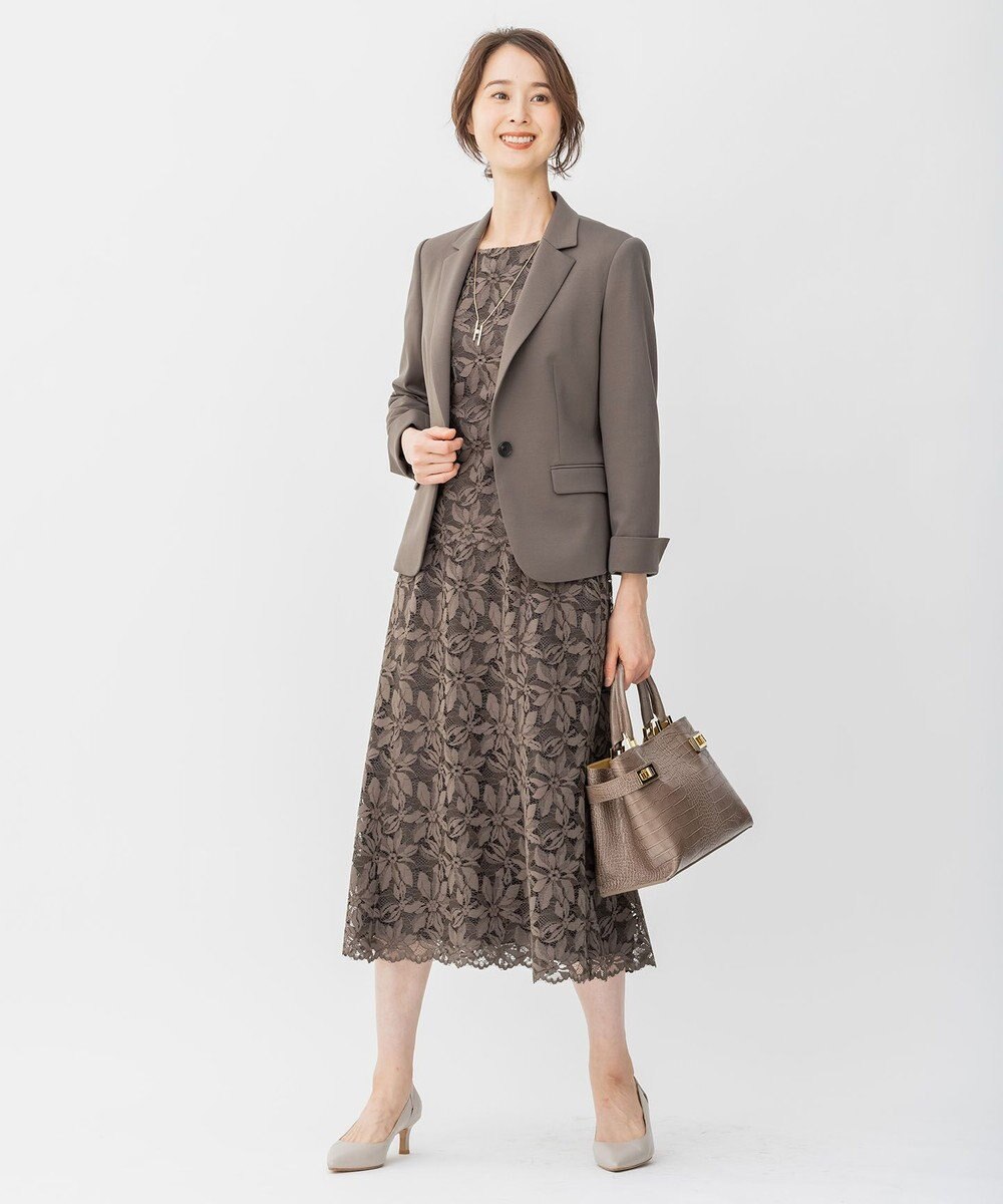 自由区 【XSサイズ～/洗える】WASHABLEPONTE テーラードジャケット 