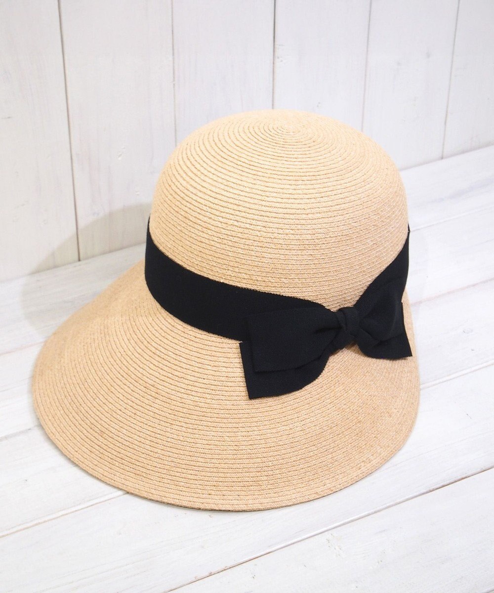 石田製帽 ラフィアブレード　ソフトジョッキーキャップ 