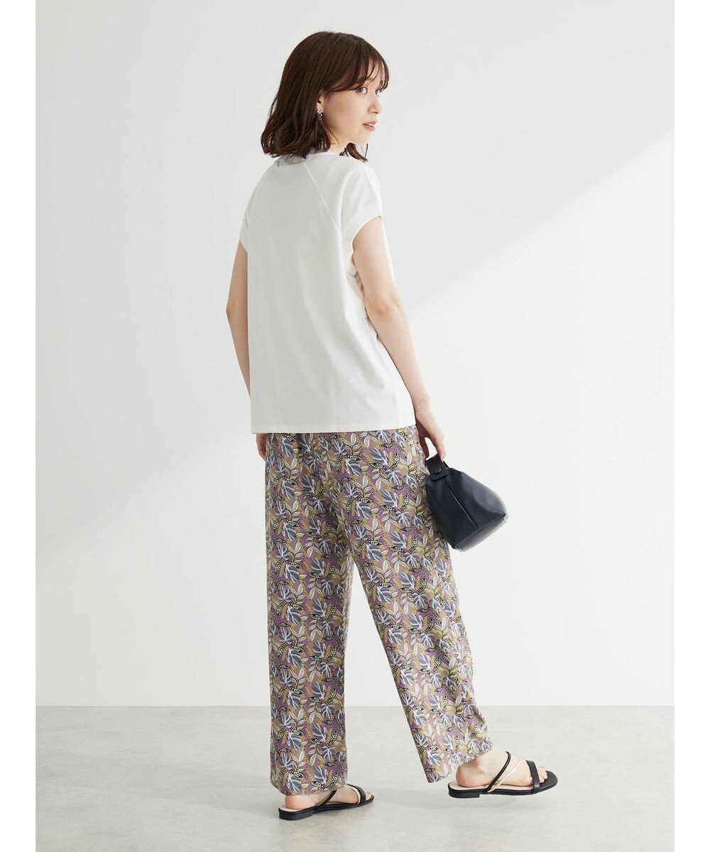 Green Parks ボタニカル柄イージーパンツ 