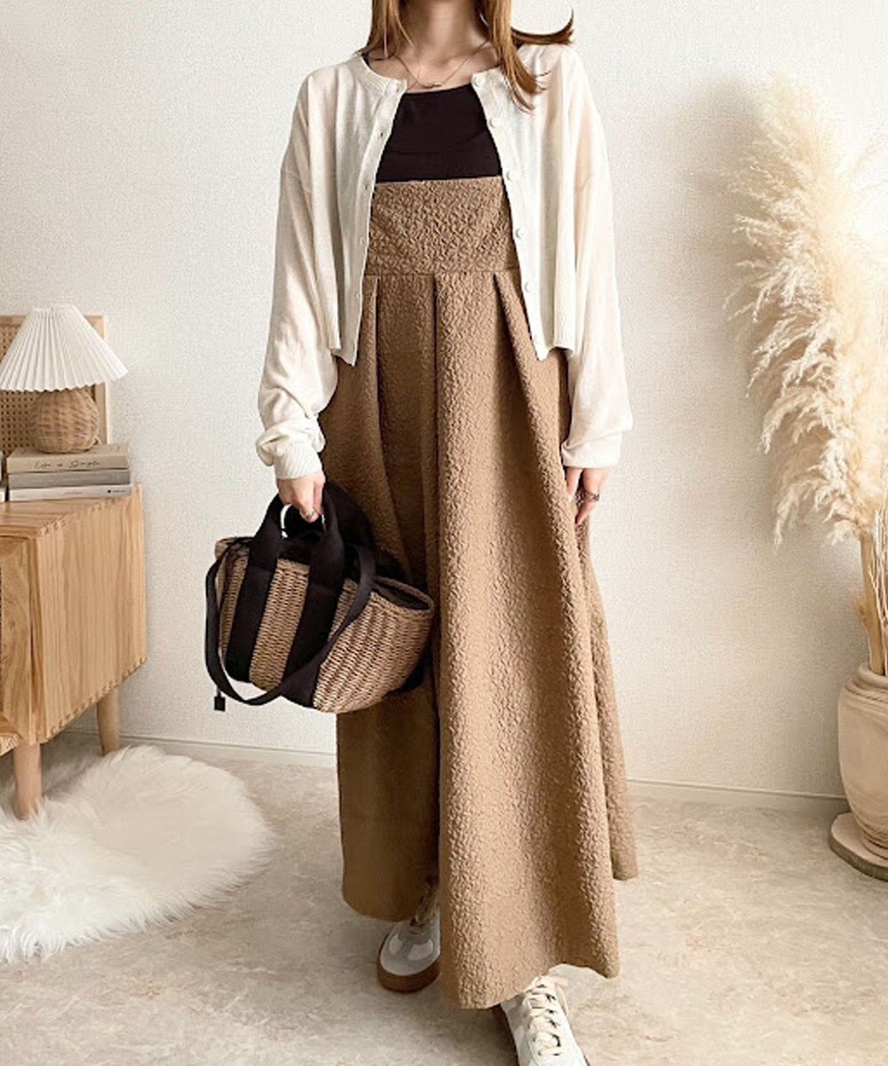 LA BAGAGERIE 【maison vert】 【ペーパー素材・多収納】ダブルハンドルかごバッグ 