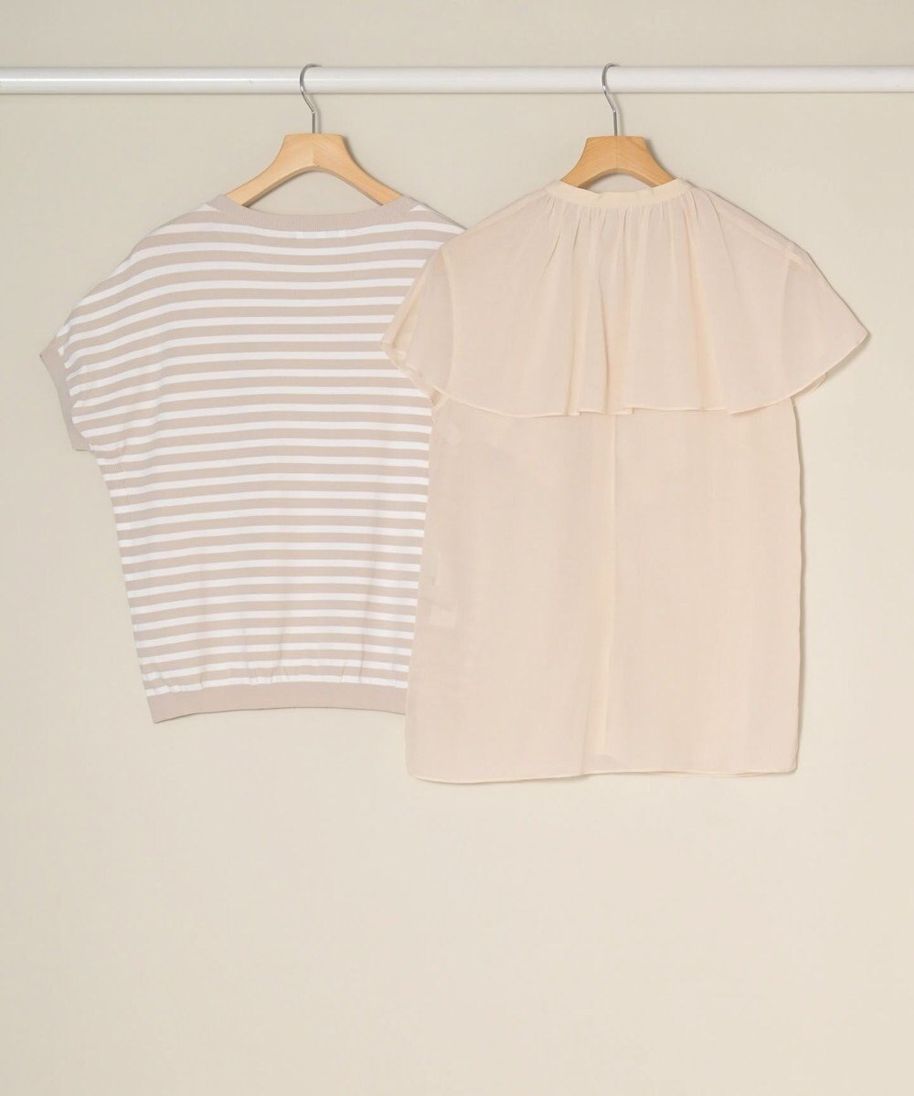ONWARD Reuse Park スタッフおすすめ！トップスSET商品/サイズ38【23区】ニット春夏×【自由区】ブラウス春夏 