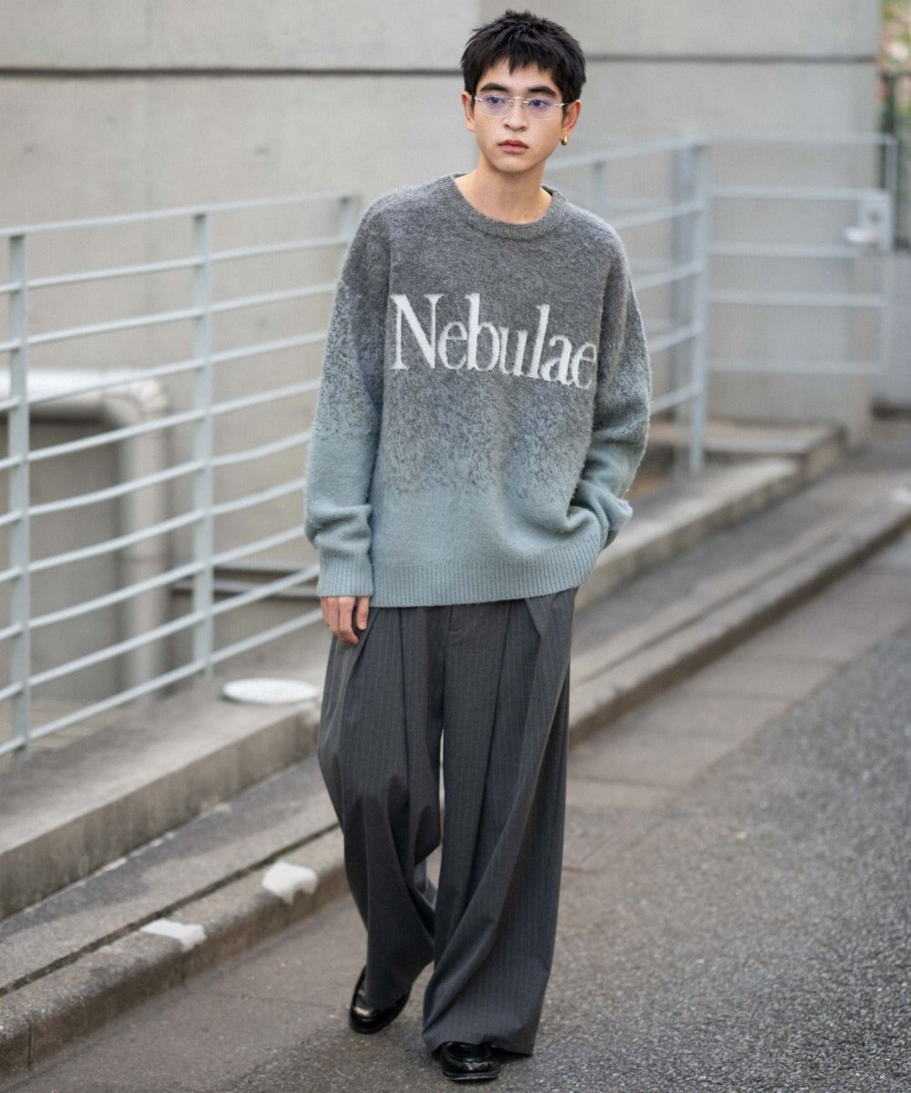 WEGO 【ユニセックス着用ITEM/MLサイズ展開】ファジーグラデーションプルオーバー 